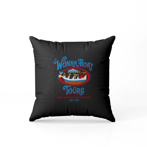 Wonka Boat Tours 1971  Pillow Case Cover