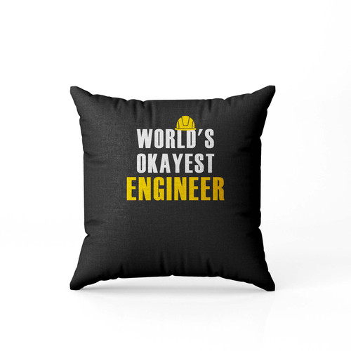 Worlds Okayest Engineer Active 002  Pillow Case Cover