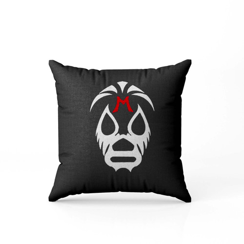 Wrestler Mil Mascaras Mask Logo Symbol  Pillow Case Cover