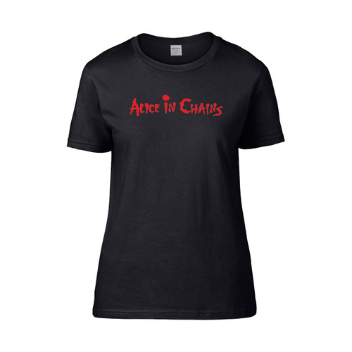 Alice In Chains Logo Vintage Monster Women's T-Shirt Tee