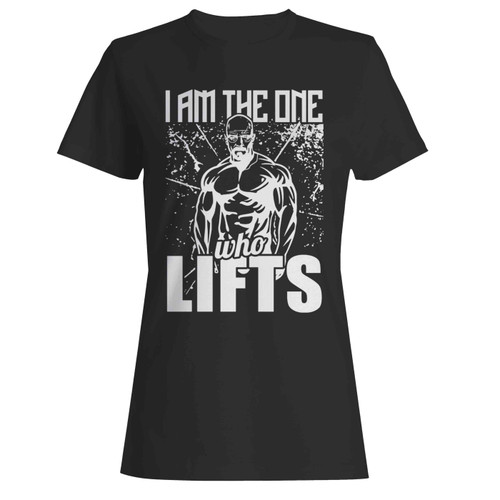 I Am The One Who Lifts Breaking Bad Gym Vintage Monster Women's T-Shirt Tee