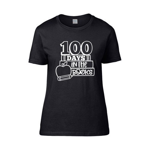 100 Days In The Books Teachers Monster Women's T-Shirt Tee