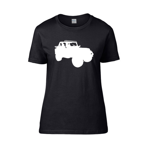 2006 Jeep Wrangler Car Jeep Cj Monster Women's T-Shirt Tee