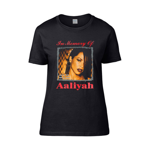 Aaliyah In Loving Memory Vintage Pop One In A Million Monster Women's T-Shirt Tee