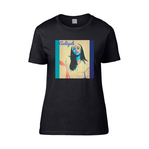 Aaliyah Singer Monster Women's T-Shirt Tee