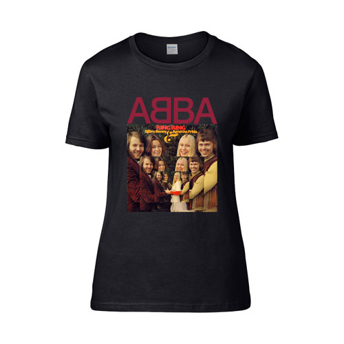 Abba Ring Ring Rock Music Band Monster Women's T-Shirt Tee