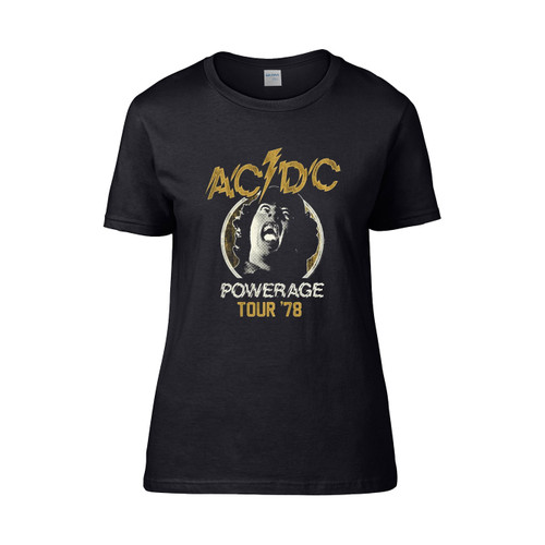 Acdc Powerage Tour 78 Monster Women's T-Shirt Tee