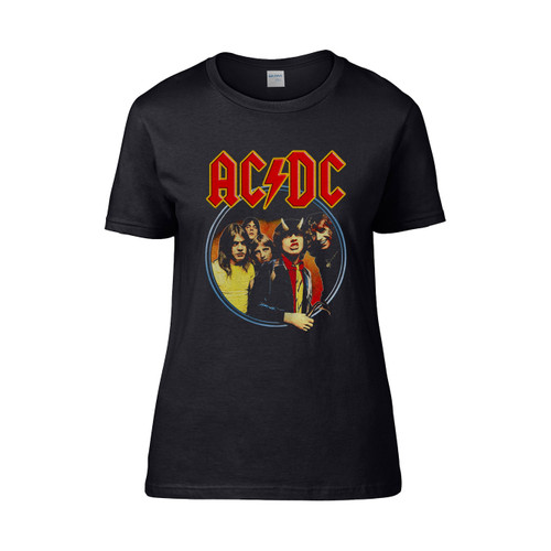 Acdc Rock Band Rock Music 3 Monster Women's T-Shirt Tee
