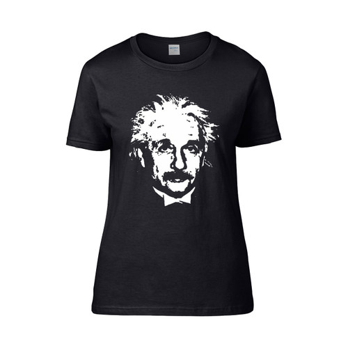 Albert Einstein Science Scientist Math Geek 2 Monster Women's T-Shirt Tee