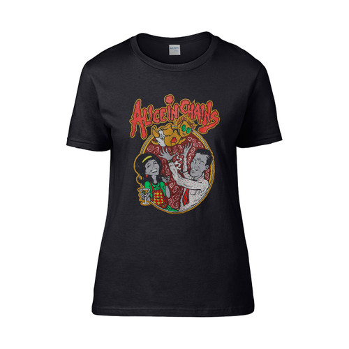 Alice In Chains Tour Music Band Lovers Monster Women's T-Shirt Tee