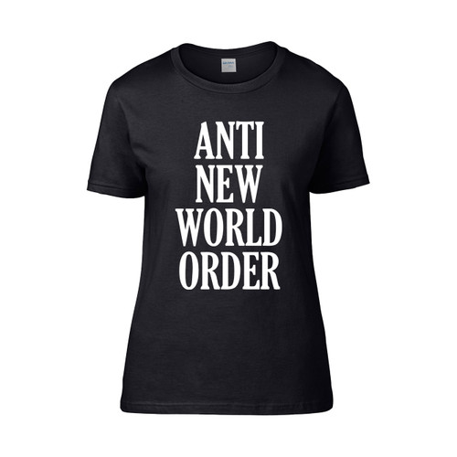 Anti New World Order Monster Women's T-Shirt Tee