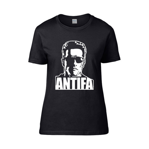 Antifa Man Sunglasses Monster Women's T-Shirt Tee