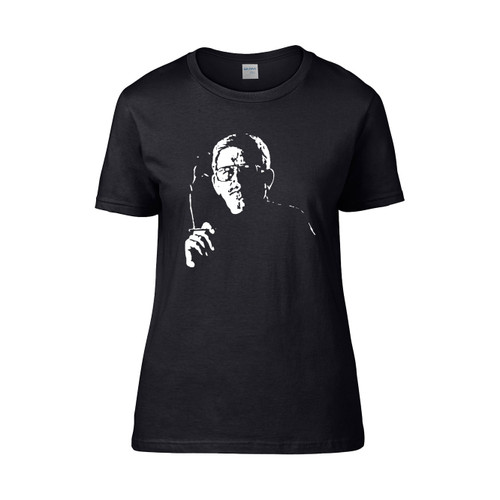 Art Bell Coast To Coast Am Conspiracy Radio Aliens Ufo Monster Women's T-Shirt Tee