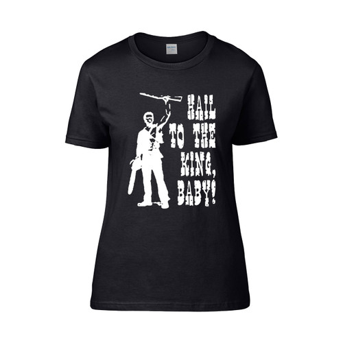Ash Ahal To The King Baby White Monster Women's T-Shirt Tee