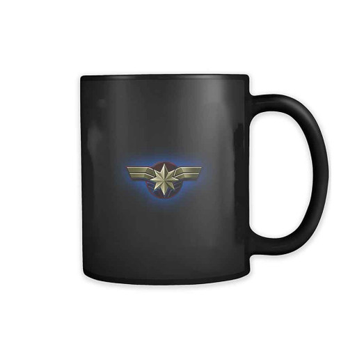 Captai Marvel Super Hero Logo 11oz Mug