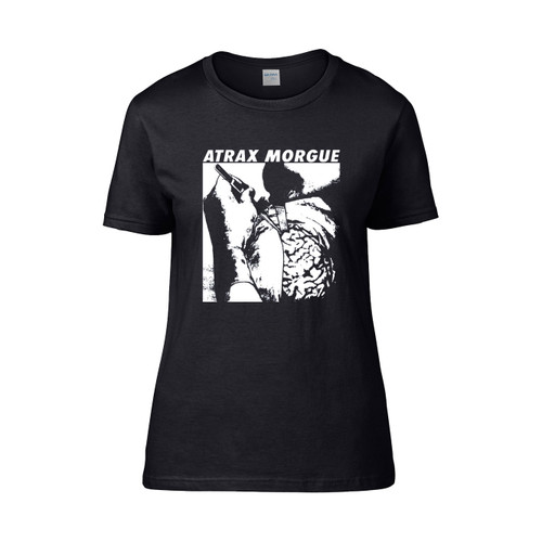Atrax Morgue Whitehouse Wolf Eyes Prurient Noise Industrial Coil Merzbow Throbbing Gristle Monster Women's T-Shirt Tee Atrax Morgue Whitehouse Wolf Eyes Prurient Noise Industrial Coil Merzbow Throbbing Gristle Monster Women's T-Shirt Tee
