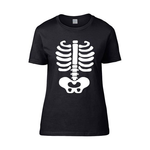 Baby Skeleton Halloween Costume Monster Women's T-Shirt Tee