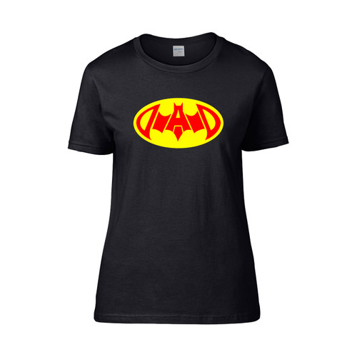 Batdad Batman Logo Father Women's T-Shirt Tee