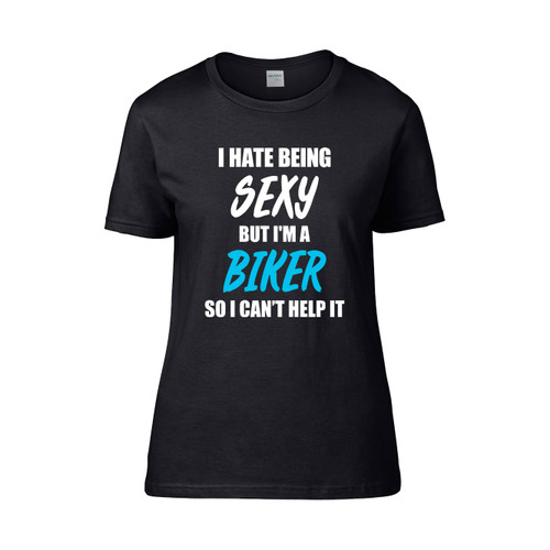 Biker Motorcycle Rider Women's T-Shirt Tee