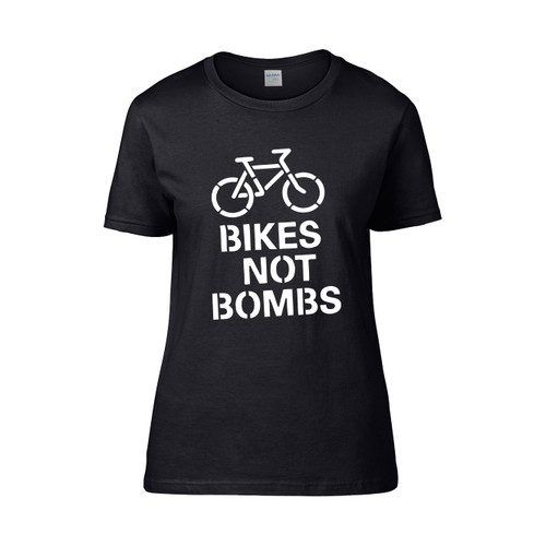 Bikes Not Bombs Women's T-Shirt Tee