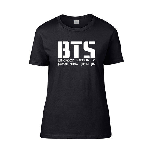 Bts Member Jungkook Rapmon J Jhope Suga Jimin Jin Women's T-Shirt Tee