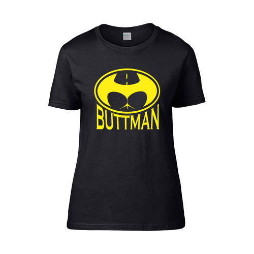 Buttman Parody Humor Booty Women's T-Shirt Tee