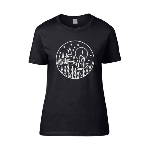 Castle Nerd Geek Book Worm Star Lover Women's T-Shirt Tee