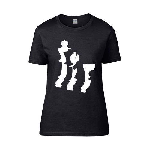 Chess White Women's T-Shirt Tee