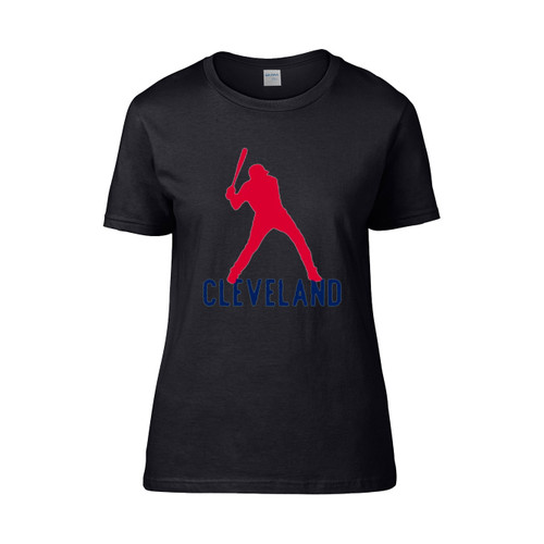 Cleveland Baseball Red Women's T-Shirt Tee