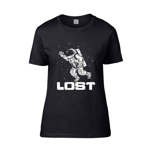 Cool Astronaut Spaceman Lost In Space Women's T-Shirt Tee