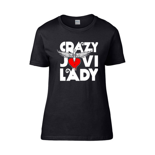 Crazy Jovi Lady Wanted Dead Or Alive Bon Women's T-Shirt Tee