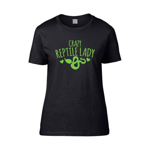Crazy Reptile Lady Women's T-Shirt Tee