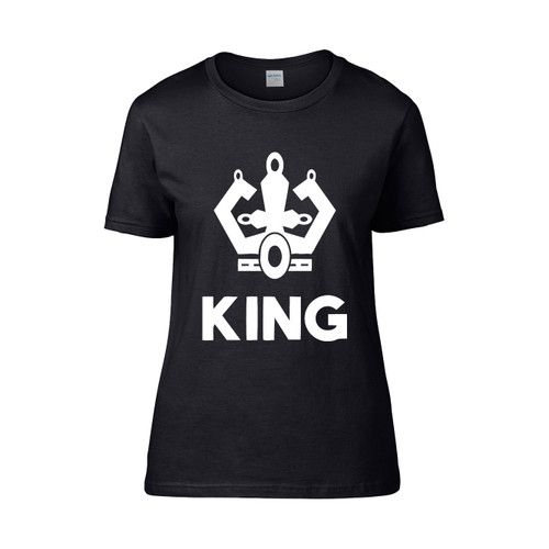 Crown Crowns King Queen Jga Wedding Bride Groom Women's T-Shirt Tee