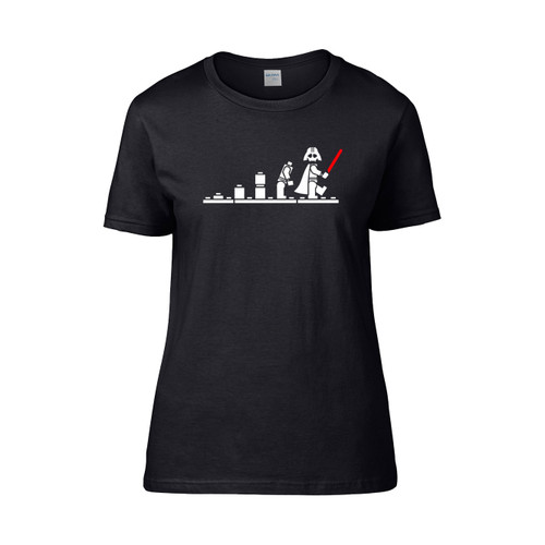 Darth Vader Evolution Lego Robot Funny Star Wars Celebration Birthday Christmas Festival Party Women's T-Shirt Tee