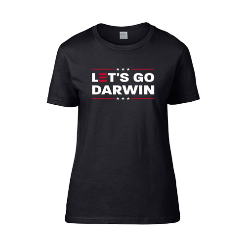 Democrat Let S Go Darwin Women's T-Shirt Tee
