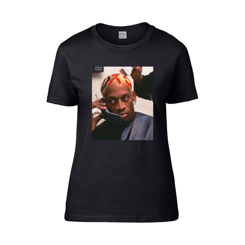 Dennis Rodman Vintage Nba Basketball Women's T-Shirt Tee