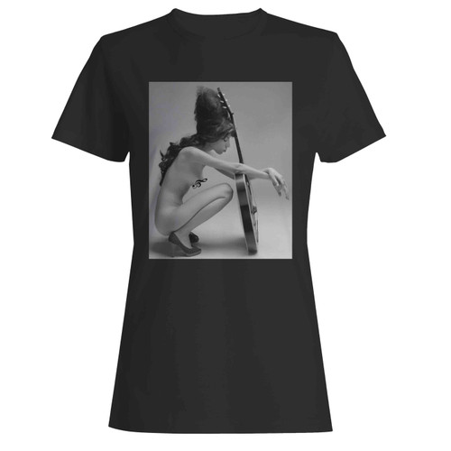 Amy Winehouse Naked Guitar Women's T-Shirt Tee