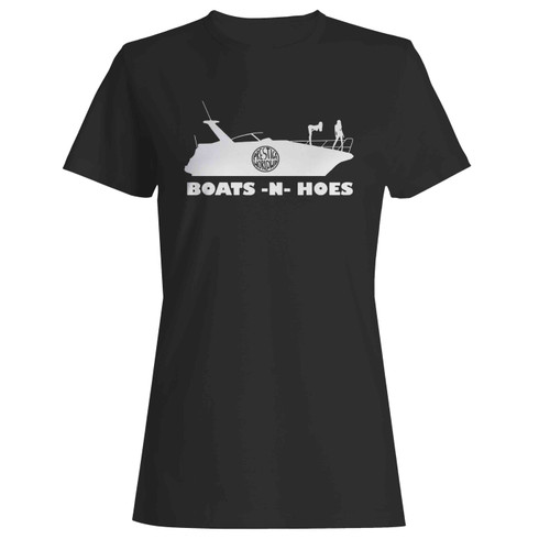 Boats N Hoes Prestige Worldwide Step Brothers Will Ferrell And Reilly Women's T-Shirt Tee