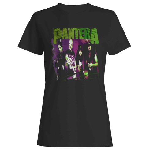 Pantera Vintage Group Sketch Women's T-Shirt Tee
