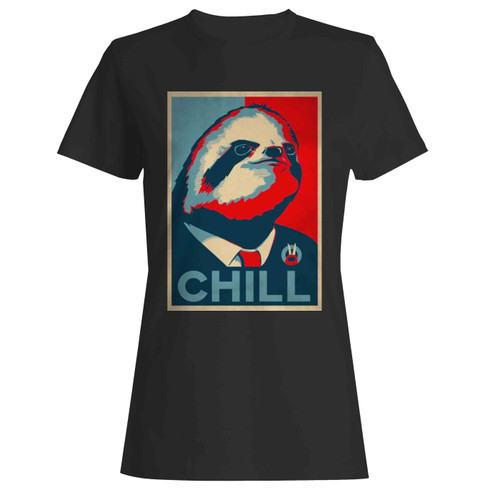 Sloth Business Novelty Tote Shopper Women's T-Shirt Tee