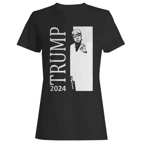 Trump 2024 Scarface Crossover President Donald Keep America Women's T-Shirt Tee
