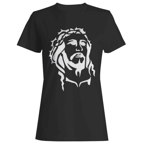 Vintage Jesus Christian Head Women's T-Shirt Tee