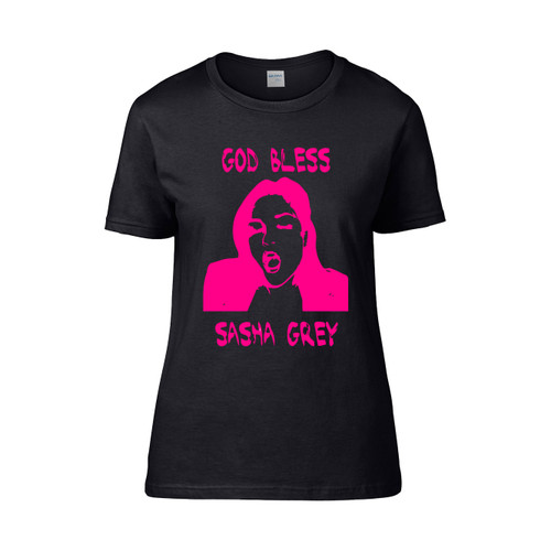 Dj Sasha Grey God Bless Women's T-Shirt Tee