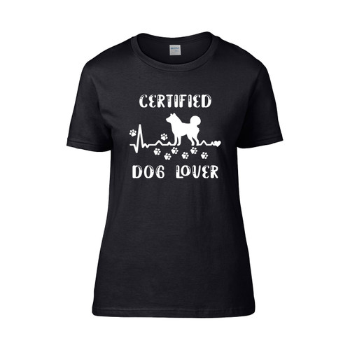 Dog Lover Shiba Inu Heartbeat Japan Women's T-Shirt Tee