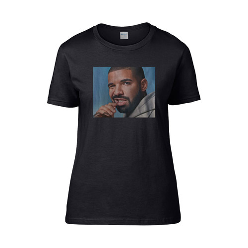 Drake Rapper Retro 90S Poster Women's T-Shirt Tee