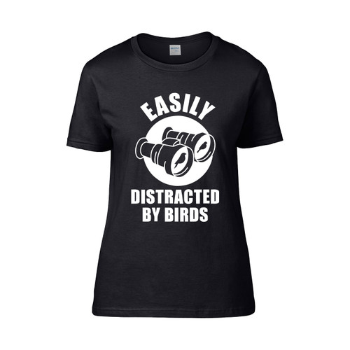 Easily Distracted By Birds Women's T-Shirt Tee