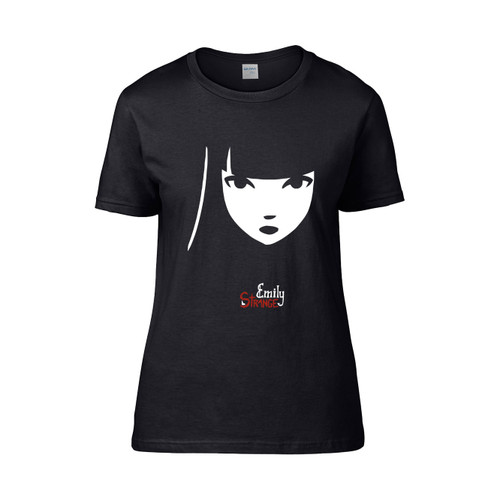 Emily The Strange Emilys Face Women's T-Shirt Tee