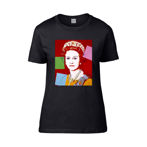 Englad Andy Warhol Queen Elizabeth Women's T-Shirt Tee