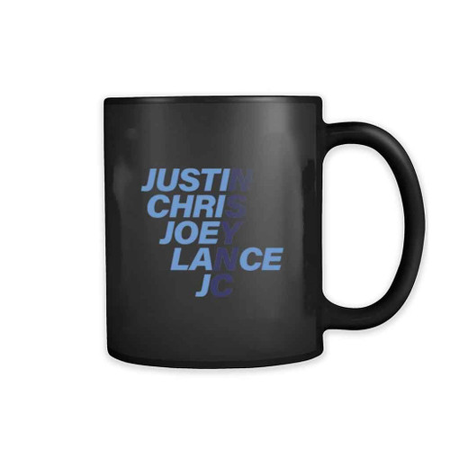 Nsync Justin Chris Joey Lance Jc 11oz Mug