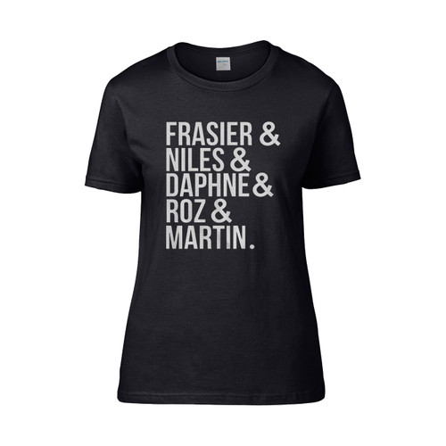 Frasier Cast Kacl Frasier Crane Niles Frasier Women's T-Shirt Tee